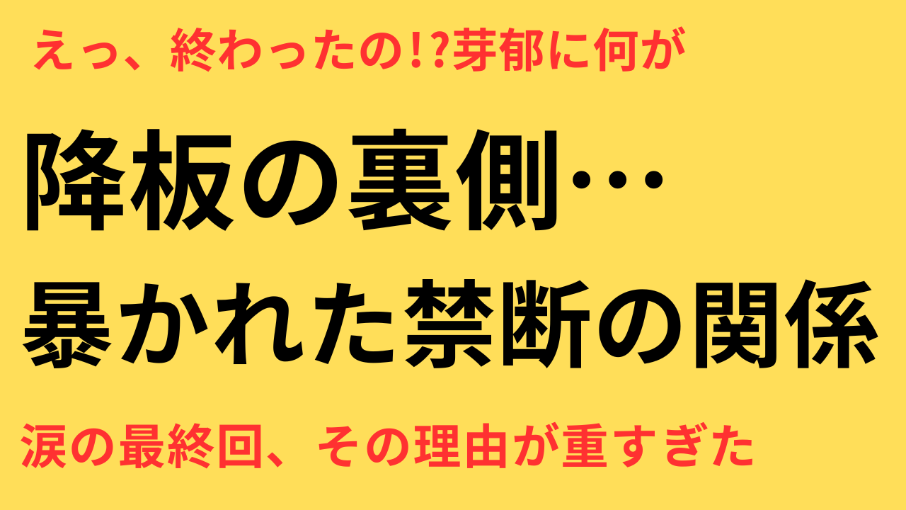 永野芽郁 ラジオ 番組終了