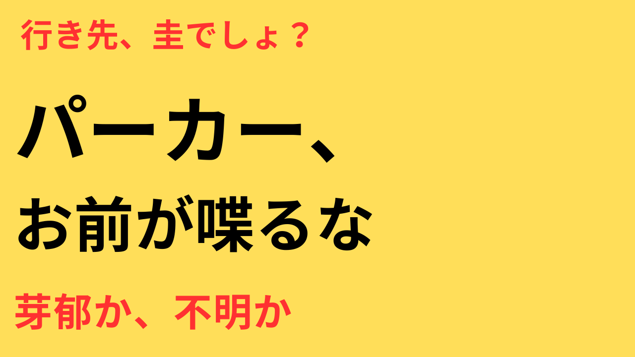 田中圭 パーカーおじさん